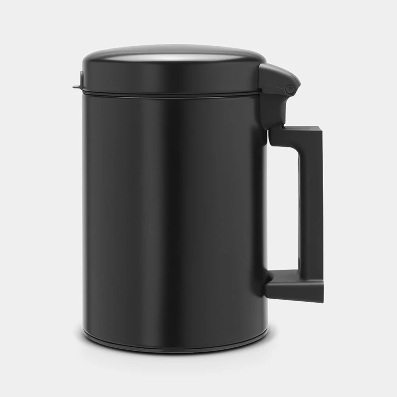 Кош за смет Brabantia NewIcon 3L, Metal Black, стенен монтаж